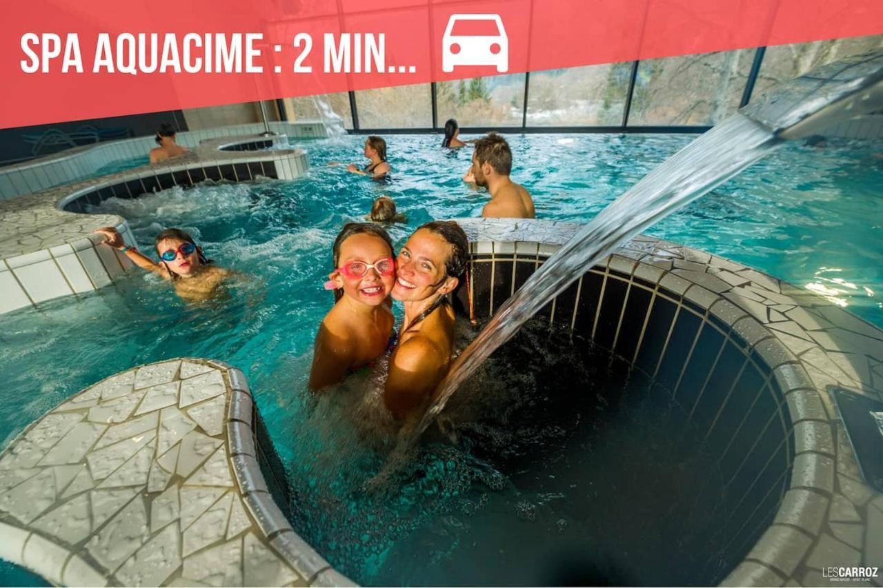 Red Apple Carroz Duplex De Charme Wifi Parking Balcon Tv Ski-Bus Les Carroz d'Araches Esterno foto